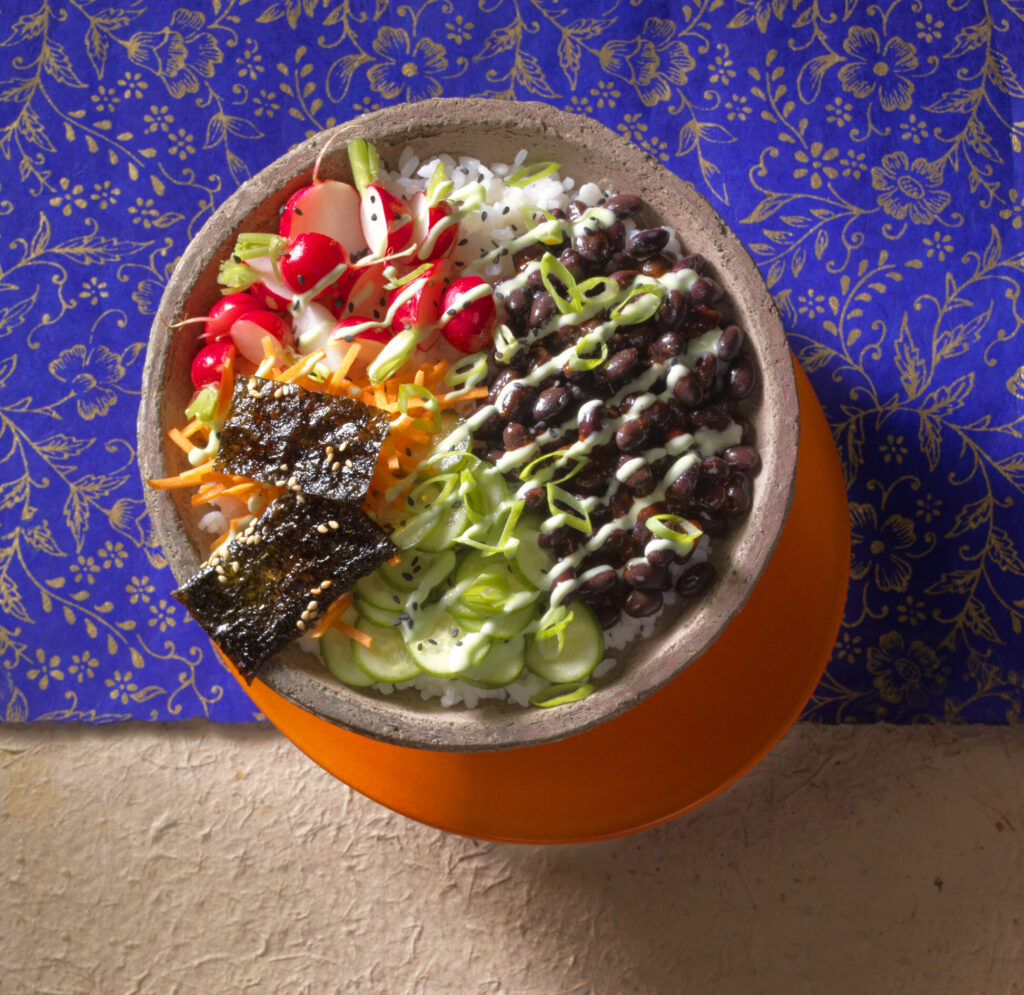 Pokébowl Met Spicy Zwarte Bonen
