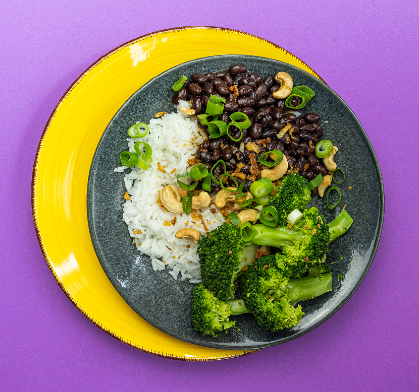 Zwarte Bonen In Teriyaki Met Broccoli